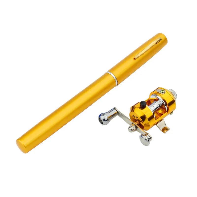 Mini fishing rod, portable pen fishing - 1 meters