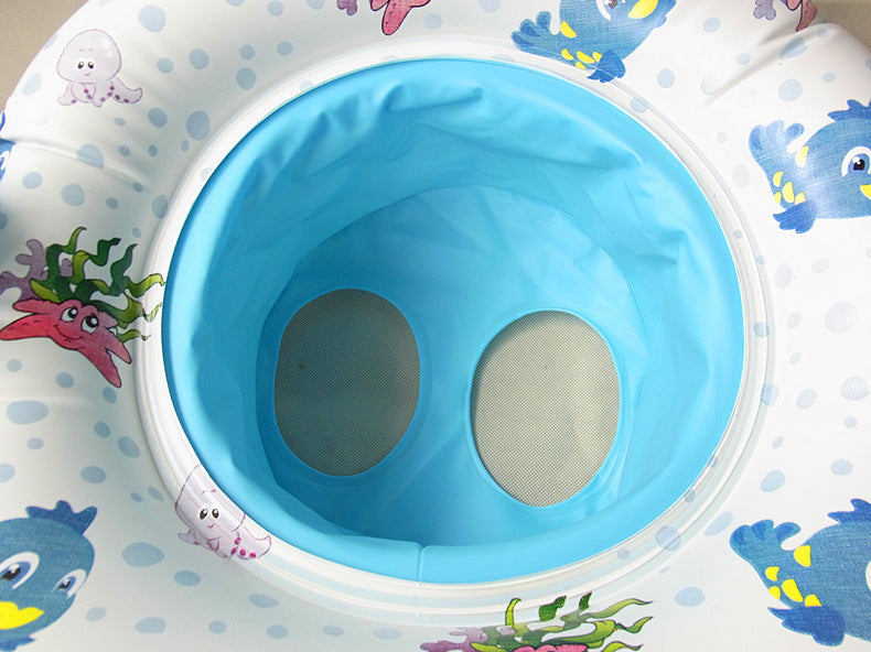 Thicken Swimming Ring With Bell | Eco-Friendly PVC Pool Float for Mother & Child Canada