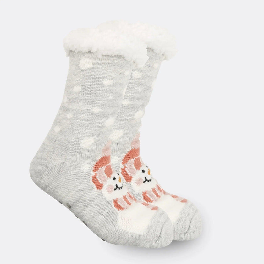 Christmas Women's Thickened Fleece-lined Room Socks