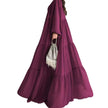 Muslim Solid Color Vest Dress Fashion