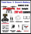 Sales Promotion WiFi 2MP Camera With S10 SMRC FPV Quadcopter Drone Helicopter UAV Micro Remote Control Toy RACER KIT Aircraft