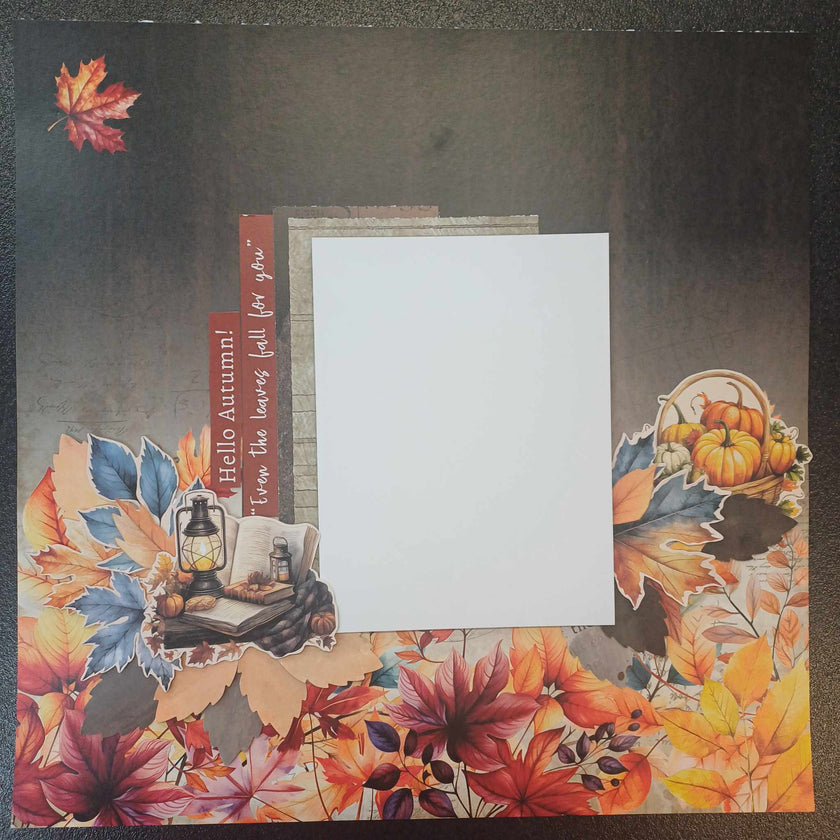 3Quarter Designs Falling Leaves 12x12 Scrapbook Collection
