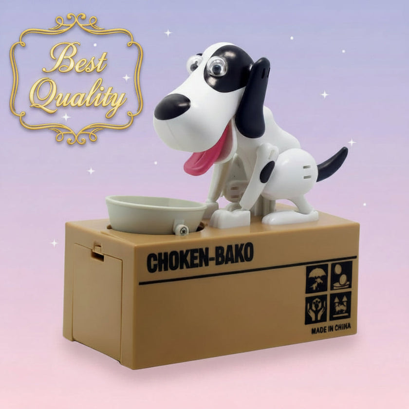 Robotic Dog Coin Bank – Interactive Piggy Bank for Kids (6 Colours)