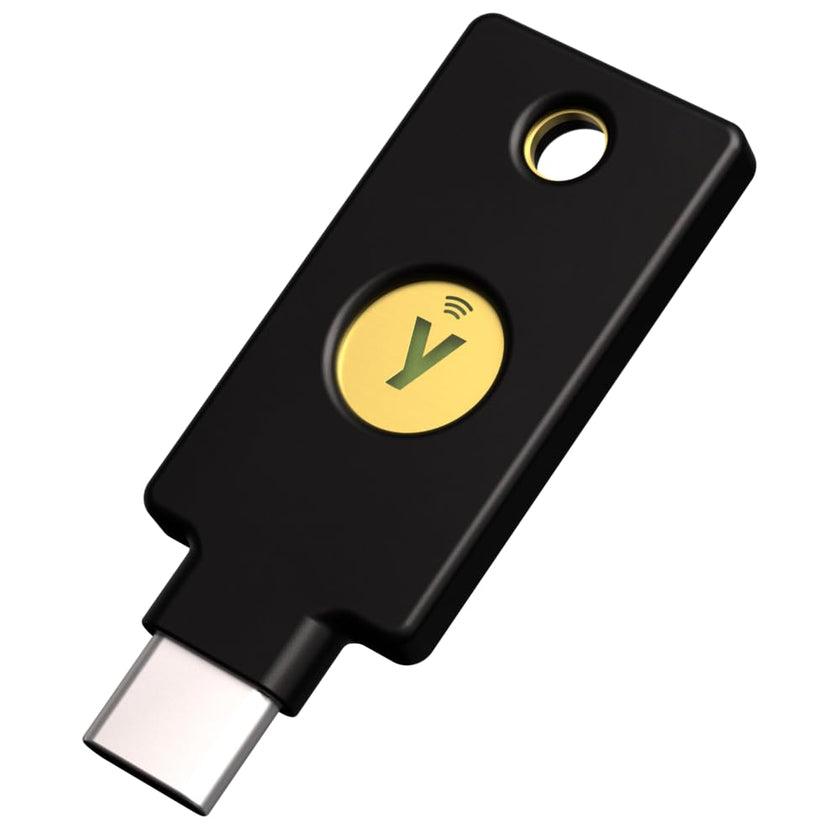 Yubico - YubiKey 5C NFC - Multi-Factor authentication (MFA) Security Key and passkey, Connect via USB-C or NFC, FIDO Certified - Protect Your Online Accounts 🍁 All In One Marketplace Canada