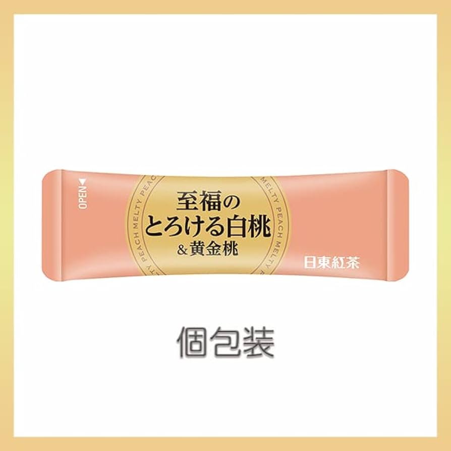 Nitto White Peach & Yellow Peach Tea [Best Before Date: 2027.02]
