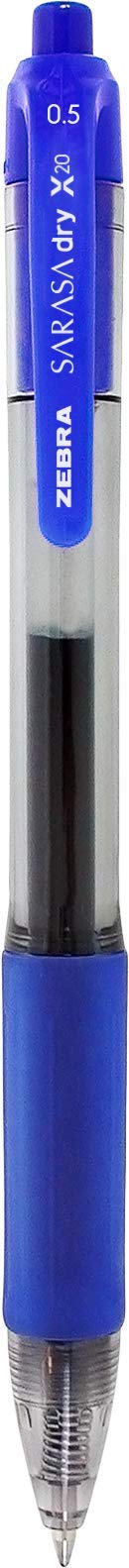 Zebra Pen SARASA X20 Retractable Gel Pen, Blue Ink, 0.5mm, 12-Pack 🍁 All In One Marketplace Canada