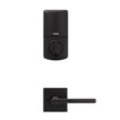 Weiser Matte Black Front Door Lock and Handle Set, SmartCode Keypad Door Lock with San Clemente Handleset & Halifax Interior Door Handle, Keyless Entry Door Lock, Front Door Handles with Deadbolt Lock 🍁 All In One Marketplace Canada