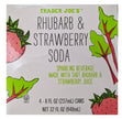 Trader Joe's Rhubarb & Strawberry Soda, 948mL