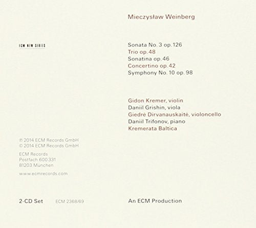 Mieczyslaw Weinberg (2CD Set)
