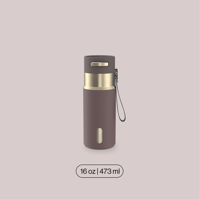 Contigo AutoSeal 16 oz Travel Mug | Leakproof w/Auto-Sealing Spout & Slider Lock | Vacuum-Insulated Stainless Steel Tumbler for Hot Coffee & Tea or Cold Drinks | BPA & Lead-Free | Dishwasher Safe 🍁 All In One Marketplace Canada