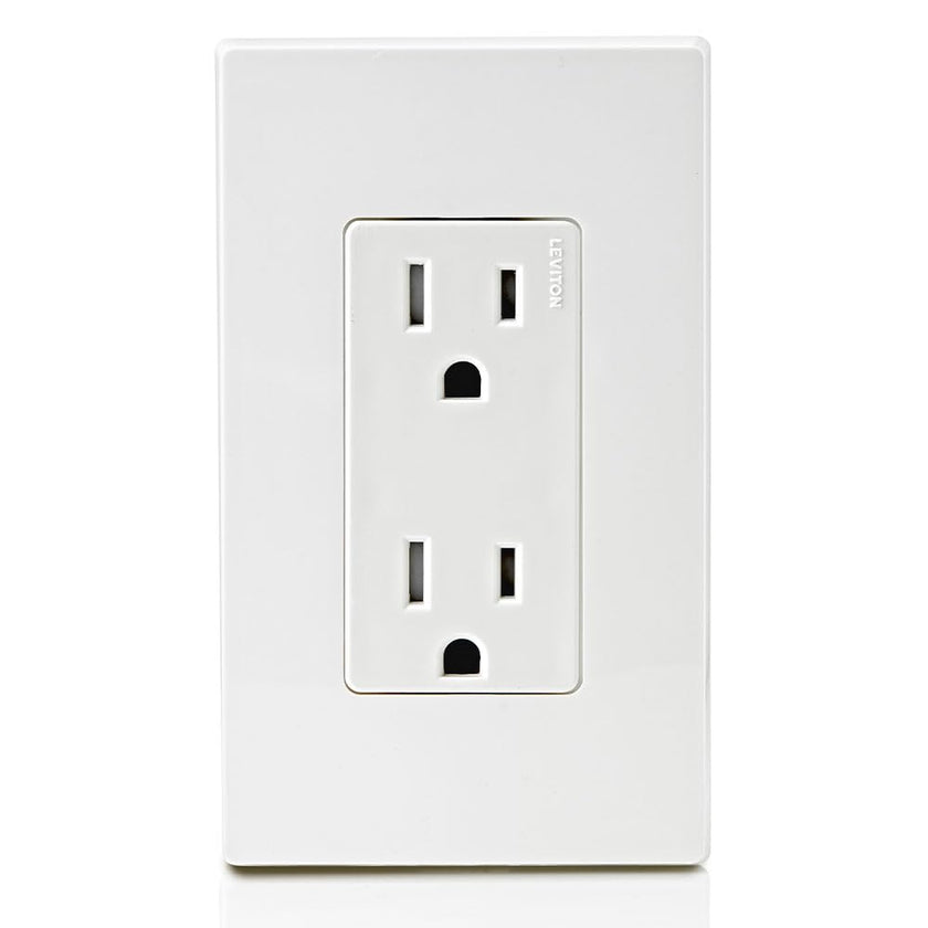 Leviton Decora, 10-Pack, 15 Amp, Tamper-Resistant Duplex Wall Receptacle, T5325-WMP, White 🍁 All In One Marketplace Canada