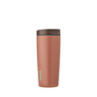 Owala SmoothSip Slider Insulated Stainless Steel Coffee Tumbler, Reusable Iced Coffee Cup, Hot Coffee Travel Mug, BPA Free 20 oz, Cozy Cocoa 🍁 All In One Marketplace Canada