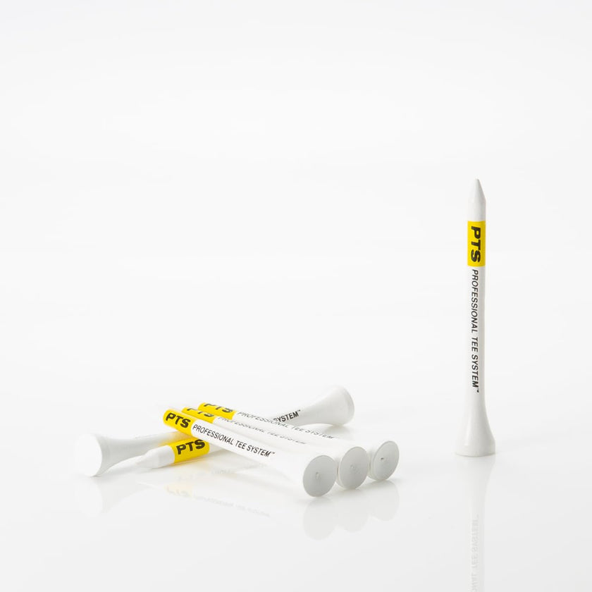 Pride Professional Tee System PT2417575 175 Count, Yellow on White, ProLength Plus Tee (3-1/4