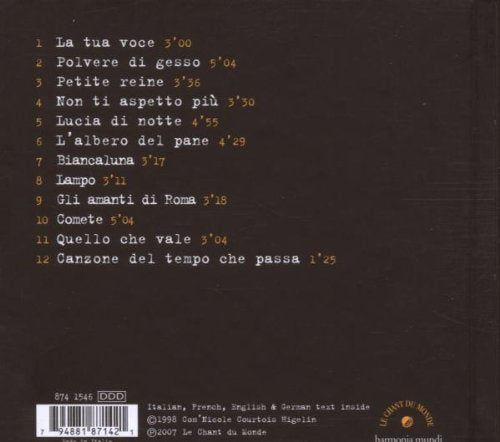 Gianmaria Testa / Lampo - CD (Used)