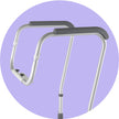 Medline Toilet Safety Rail for Seniors with Easy Installation; Height Adjustable Toilet Safety Frame; Bathroom Assist Rail with Armrests; Bathroom Safety; 250 lb. Weight Capacity 🍁 All In One Marketplace Canada