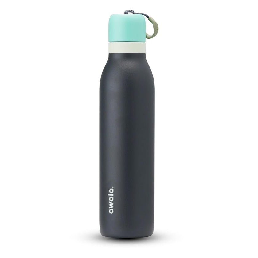 Owala FreeSip Twist Insulated Stainless Steel Water Bottle with Straw for Sports and Travel, BPA-Free, 24-oz, Blue/Grey (Foggy Tide) 🍁 All In One Marketplace Canada