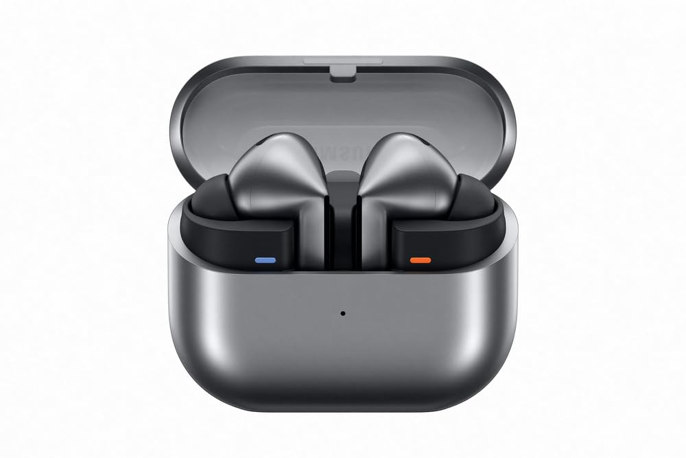 Samsung Galaxy Buds3Pro, Wireless Bluetooth Earbuds with Adaptive Noise Control, Sweat and Water Resistance, AI translator, Hi-Fi Sound, 360 Audio – Silver (CAD Version & Warranty) 🍁 All In One Marketplace Canada