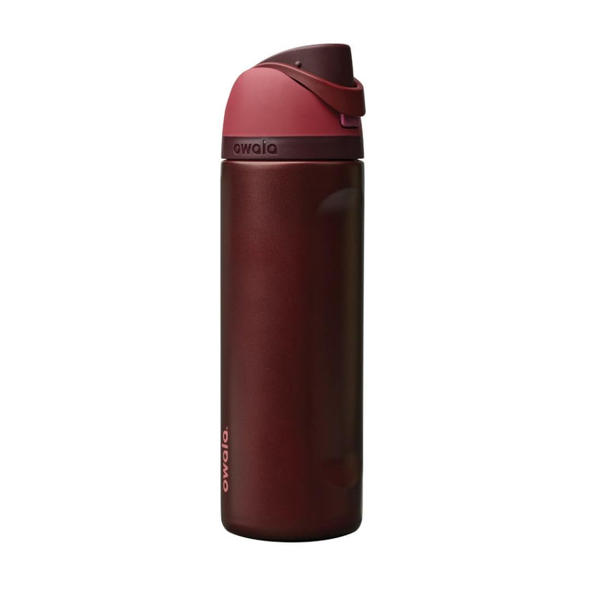 Owala FreeSip - Stainless Steel - 24-oz. - Red Black Cherry 🍁 All In One Marketplace Canada