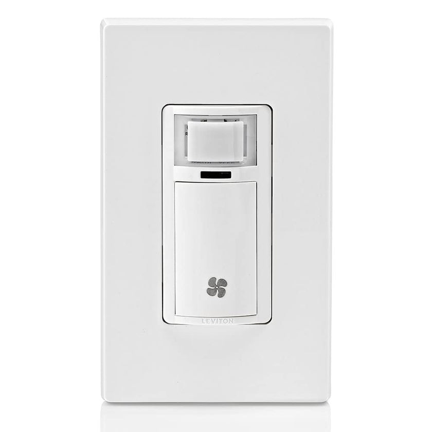 Leviton Humidity Sensor Switch for Bathroom Exhaust Fan, automate Ventilation, air Circulation, Moisture Control, ¼ HP, Single Pole, DHS05-1LW, White 🍁 All In One Marketplace Canada