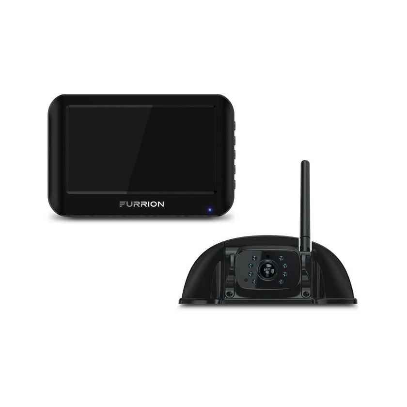 Furrion Vision S Wireless RV Backup Camera System with 4.3-Inch Monitor, 1 Rear Sharkfin Doorway Security, Infrared Night Vision, Wide-Angle View, Hi-Res, Waterproof - FOS43TASF 🍁 All In One Marketplace Canada