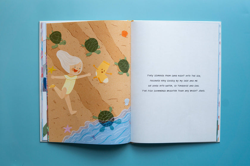 Brown Paper Fox - The Lost Sock | Hardcover Picture Book | High Quality Books | Canadian Publisher
