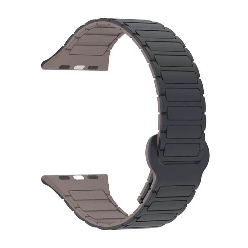 Iwatch Three-plant Silicone Two-color Watch Strap