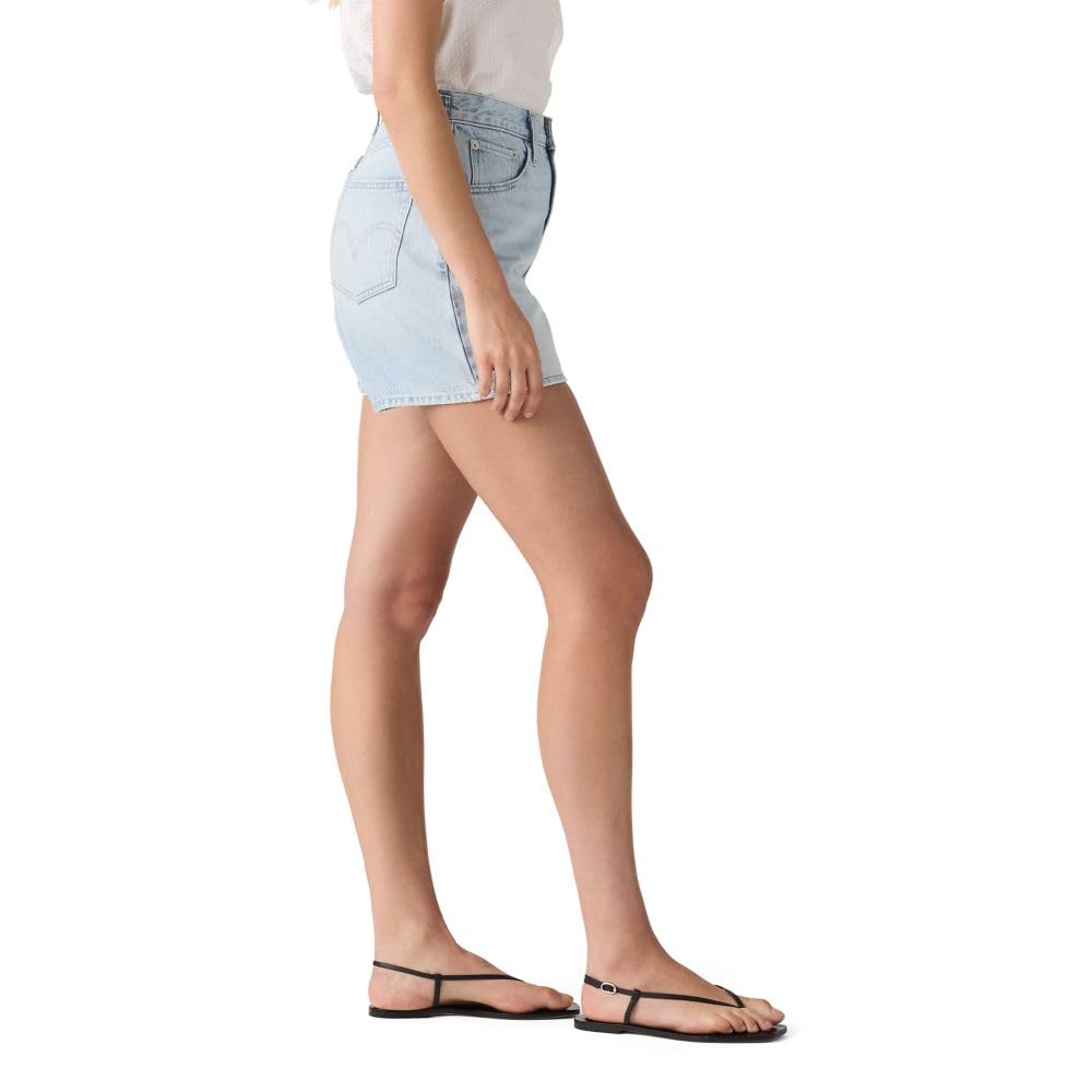 Levi's Women's Cinch Mid-Thigh Short, (New) Abraided Art (Non Stretch), 32 🍁 All In One Marketplace Canada