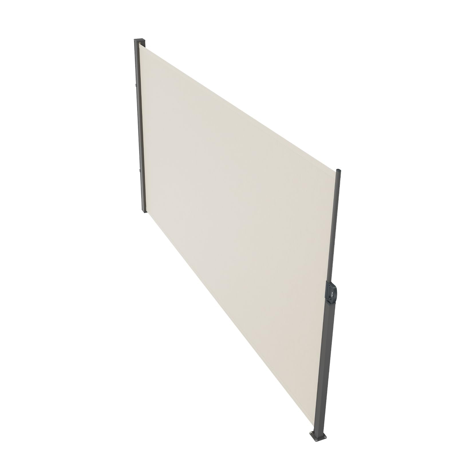 VEVOR Retractable Side Awning, 71''x 138'' Outdoor Privacy Screen, 180g Polyester Water-Proof Retractable Patio Screen, UV 30+ Room Divider Wind Screen for Patio, Backyard, Balcony, Beige 🍁 All In One Marketplace Canada