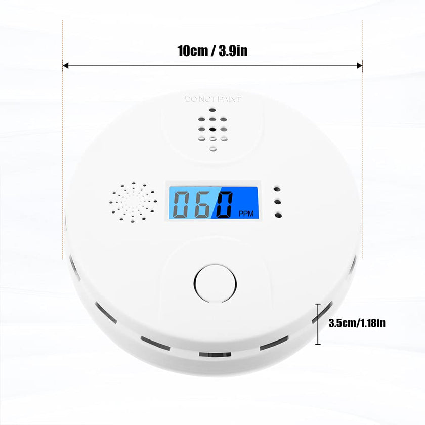 Carbon Monoxide Detector,CO Alarm Detector with Digital Display and Sound Alarm for Home 2pcs 🍁 All In One Marketplace Canada