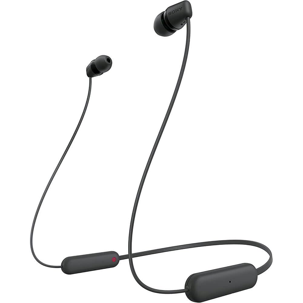 Sony WI-C100 Wireless in-Ear Bluetooth Headphones with Built-in Microphone, Black 🍁 All In One Marketplace Canada