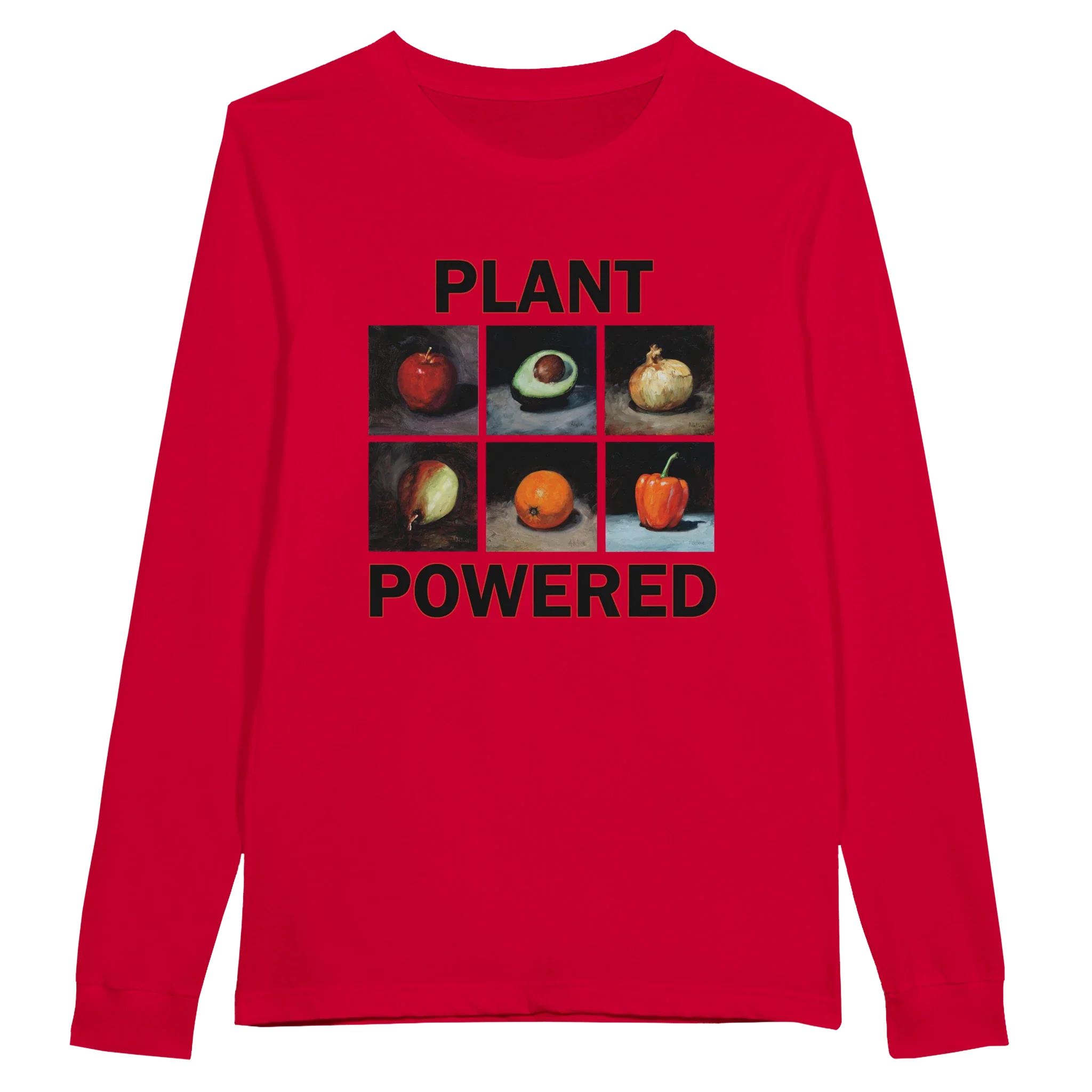 Plant Powered Long Sleeve T-Shirt – Comfortable Cotton Tee