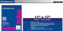 Staedtler-Mars - 100% Rag Vellum - 8x8 Grid - 11x17