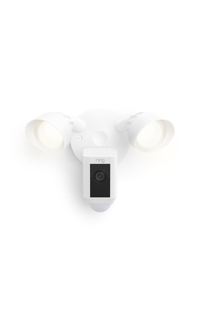 Ring Floodlight Cam Wired Plus with motion-activated 1080p HD video, White 🍁 All In One Marketplace Canada