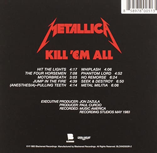 Metallica / Kill 'Em All: Remastered - CD