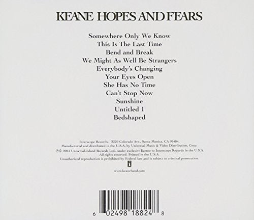 Keane / Hopes & Fears - CD (Used)