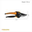 Fiskars Bypass Pruning Shears, Branch Cutter with 5/8