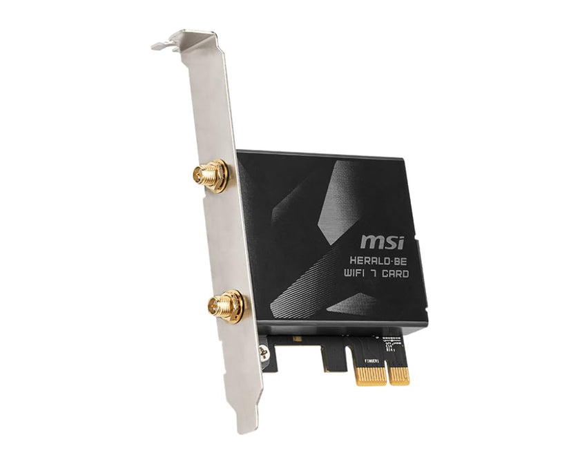 MSI Herald-BE WI-FI 7 MAX (Wi-Fi 7, 802.11BE, Bluetooth 5.4, PCIe, Multi-Link Operation Technology, External Antenna) 🍁 All In One Marketplace Canada
