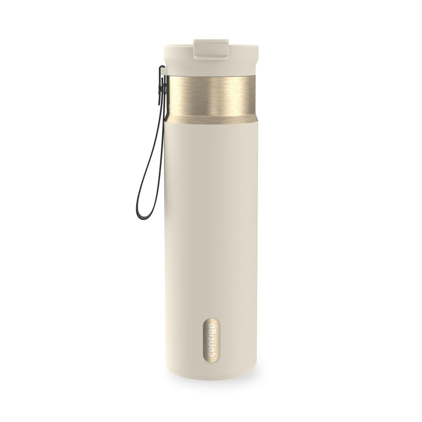 Contigo DualSip 24 oz Water Bottle w/Carry Strap & 2-Way Lid (Drink from Straw or Spout) | Vacuum-Insulated Stainless Steel for Cold Drinks | 100% Leakproof | BPA & Lead-Free | Dishwasher Safe 🍁 All In One Marketplace Canada
