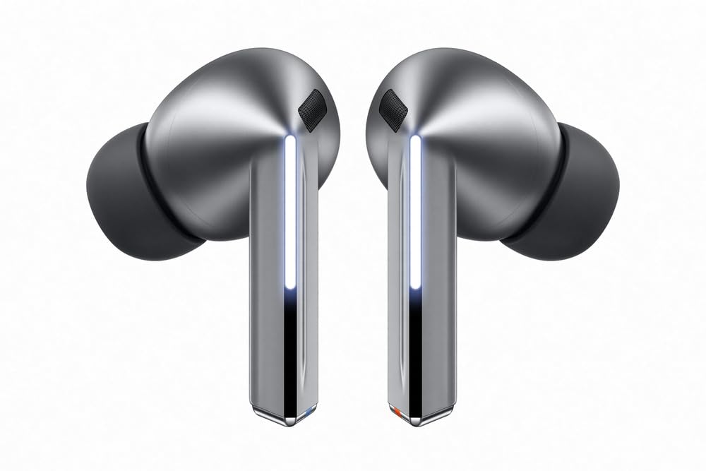 Samsung Galaxy Buds3Pro, Wireless Bluetooth Earbuds with Adaptive Noise Control, Sweat and Water Resistance, AI translator, Hi-Fi Sound, 360 Audio – Silver (CAD Version & Warranty) 🍁 All In One Marketplace Canada