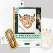 Highland Cow Quilling Template Kit