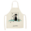 European and American cartoon cute cat apron