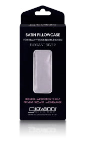 Giovanni Cosmetics - Elegant Silver Satin Pillowcase (1un)