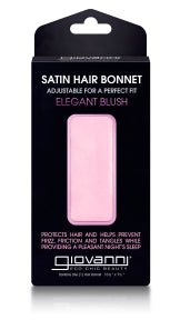 Giovanni Cosmetics - Satin Hair Bonnet, Blush (1un)