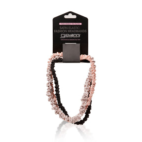 Giovanni Cosmetics - Satin Elastic Fashion Headband (3ct)