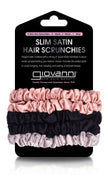Giovanni Cosmetics - Satin Slim Hair Scrunchies (5ct)