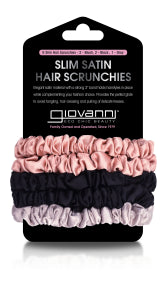 Giovanni Cosmetics - Satin Slim Hair Scrunchies (5ct)