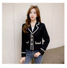 luxury women's blazers Short Long Sleeve Blazer.