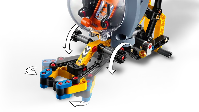 LEGO - 42201 - TECHNIC - Deep-Sea Research Submarine - 413pcs