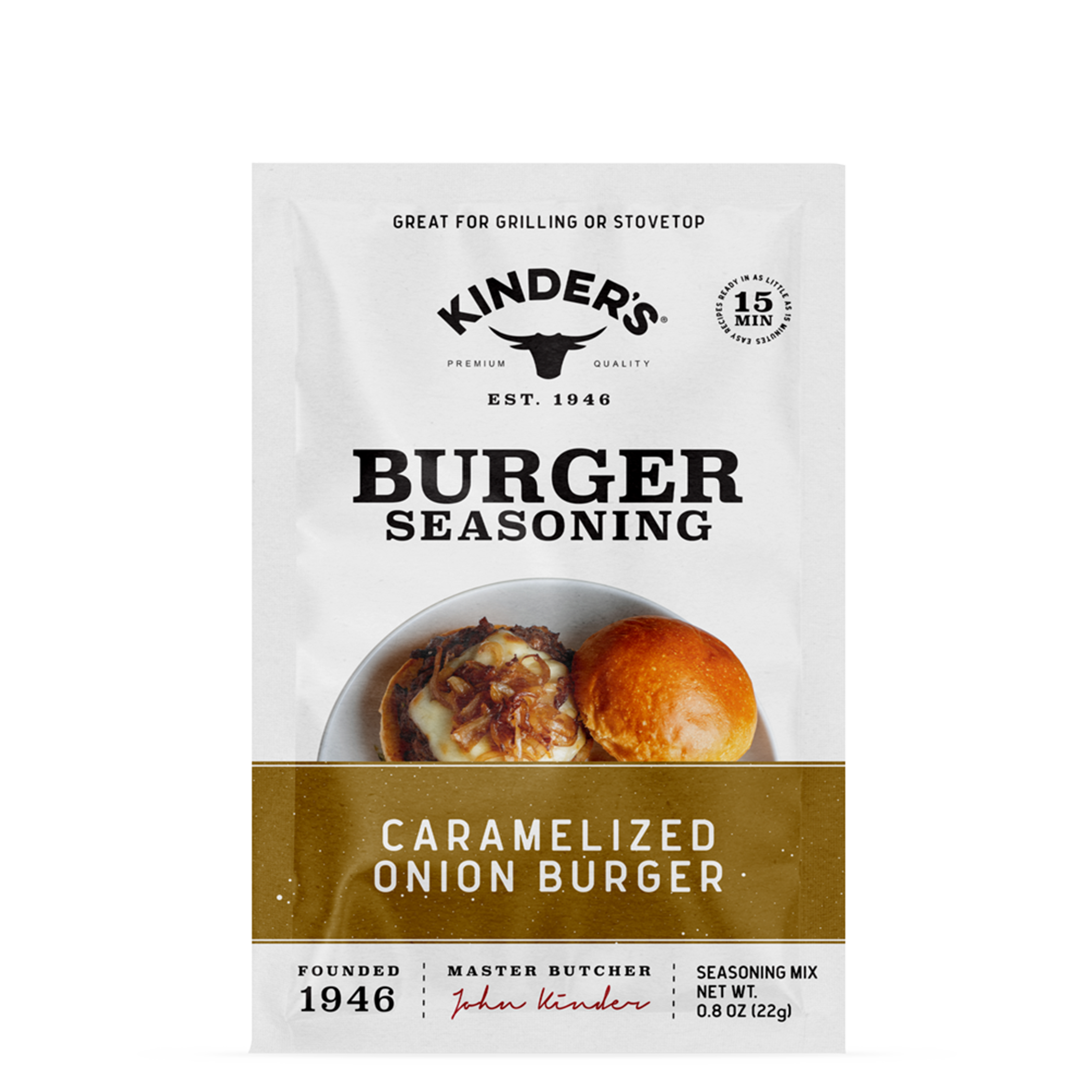 Kinder's Caramelized Onion Burger Seasoning