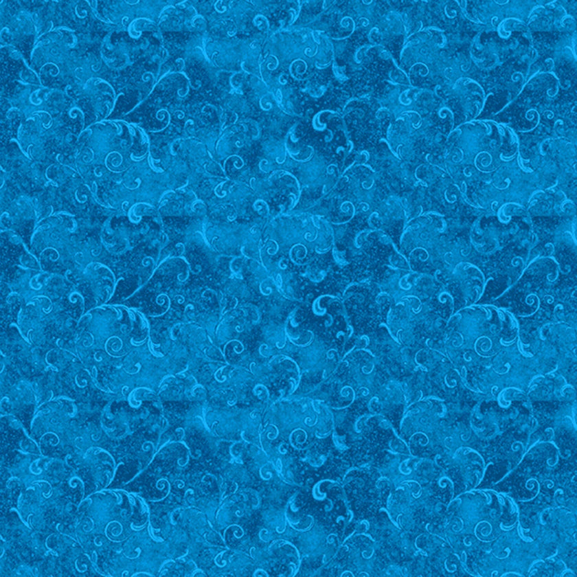 Wilmington Prints' Essential Basics - Blue Filigree